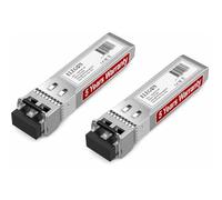 Elegon 10GBASE-SR SFP+ Émetteur-récepteur 10G 850nm MMF 400m OM4/300m OM3, Duplex LC, DDM, NAS HPC, compatible Cisco SFP-10G-SR, Ubiquiti, Meraki, Mikrotik, Fortinet, Aruba, QNAP (10G SR only MMF SFP+