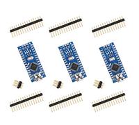 ELEGOO 3 Pièces Carte Nano ATmega modèle de 328P Micro Contrôleur Module Board Compatible avec Les projets Arduino IDE Conforme RoHS
