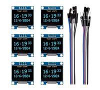 ELEGOO 6 Pièces Module d'écran OLED de 0,96 Pouces avec Fil, Jaune et Bleu