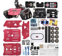 ELEGOO Arduino Conqueror Kit de Voiture-citerne robotiqueavec UNO R3, Module de Suivi de Ligne, Module de télécommande IR, caméra, etc. Kit robotique de Voiture Jouet éducatif Intelligent