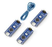 ELEGOO Carte Nano Module Pré-soudée avec Câble Type-C Compatible avec Arduino IDE (Nano x 3 avec câble USB-C)
