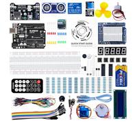 ELEGOO Carte Starter Kit de Démarrage Super avec Guide d'Utilisation Français pour Débutants et Professionnels Compatible avec Arduino IDE.