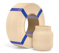 ELEGOO Filament PLA Basic Refill 1,75 mm Beige 1KG, Filament PLA 3D Sans Bobine Précision Dimensionnelle ±0,02 mm, Recharge Écologique pour Bobine Réutilisable