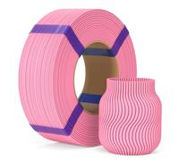 ELEGOO Filament PLA Basic Refill 1,75 mm Rose 1KG, Filament PLA 3D Sans Bobine Précision Dimensionnelle ±0,02 mm, Recharge Écologique pour Bobine Réutilisable