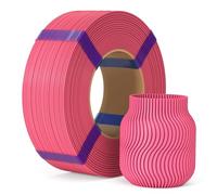 ELEGOO Filament PLA Basic Refill 1,75 mm Rose Fluorescent 1KG, Filament PLA 3D Sans Bobine Précision Dimensionnelle ±0,02 mm, Recharge Écologique pour Bobine Réutilisable