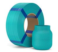 ELEGOO Filament PLA Basic Refill 1,75 mm Vert Turquoise 1KG, Filament PLA 3D Sans Bobine Précision Dimensionnelle ±0,02 mm, Recharge Écologique pour Bobine Réutilisable