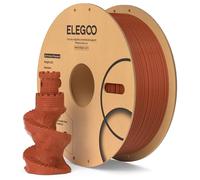 ELEGOO Filament PLA Rempli de Pierre 1,75 mm Rouge Brique Marbré 1KG, Filament Effet Pierre pour Imprimante 3D FDM, Précision Dimensionnelle ±0,02 mm, Bobine 1 kg Compatible avec Imprimantes 3D