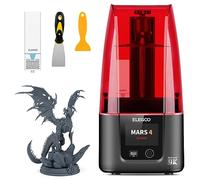 ELEGOO Mars 4 Imprimante 3D en résine avec purificateur d'air Ultra 9K monochrome LCD haute résolution et grand volume d'impression, grande taille d'impression de 195,84 mm x 122,4 mm x 150 mm