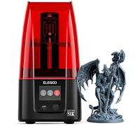 ELEGOO Mars 4 Imprimante 3D MSLA en Résine à Photopolymérisation UV avec Écran LCD Monochrome 9K de 7 Pouces, Imprimante 3D Résine, Taille d'impression de 153,36x77,76x175 mm³ / 6,04x3,06x6,89 Pouces