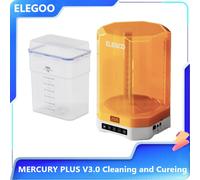 ELEGOO MERCURY PLUS V3.0 Machine de lavage et de durcissement 2 en 1 avec une capacité plus importante, compatible avec la série Saturn 4, 230x135x260mm