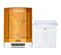 ELEGOO Mercury Plus V3.0 Station de Lavage et de Durcissement, Capacité de 7,5 L, Station de Wash & Cure, Support Réglable pour Plaque, pour Les Imprimantes 3D Mars Saturn Photon Halot MSLA LCD DLP