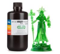 ELEGOO Résin ABS-Like 3.0 Pro, 1000g Vert Translucide, Résine Imprimante 3D Photopolymère UV 405nm, avec Haute Résistance aux Rayures, Haute Précision, Non Fragile, pour Imprimantes 3D MSLA/DLP/LCD