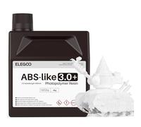 ELEGOO Resine ABS Like 3.0 Plus 3.0+, Résine Imprimante 3D à Faible Viscosité, Haute Précision, Résine Photopolymère UV 405nm, Résine 3D pour impression 3D LCD/DLP, Blanc 2000G