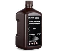 ELEGOO Resine Lavable à l'Eau pour Imprimante 3D 2000g Noir, 405nm Durcissement UV Rapid Résine pour LCD Impression 3d Printer