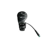 Elekirin Interrupteur de phare d'origine pour Kugoo Kukirin C1 Pro Skateboard Scooter Clignotant Bouton Klaxon Accessoire (Version A)