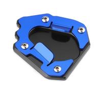 ELEKMPMGTD Béquille Latérale Moto Base Rallonge Support D’Extension Élargisseur pour Triumph pour Tiger 1200 pour Rallye Pro GT pour Explorer 2022-2025 Plaque d'agrandissement béquille(Bleu)