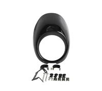 ELEKMPMGTD Carénage Projecteur Moustiquaire Moto Grand Abat-jour Pare-brise Pour CFMOTO 450CLC 450CL-C CLC450(Noir brillant)