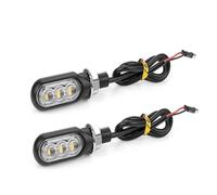 ELEKMPMGTD Clignotant Moto Feux Signalisation Directionnelle Fluide Lumière Signalisation Intermittences Pour KYMCO Pour Centre-ville 300i 350i 200i(TRANSPARENT,2 PIÈCES)