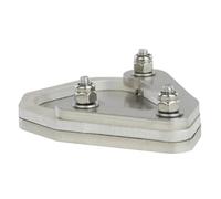 ELEKMPMGTD Extension Béquille Latérale Moto pour B&MW R1100RT 1995-2001 R1150R 2000-2006 Et R850R 1995-1997 Plaque d'agrandissement béquille