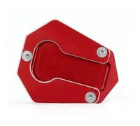 ELEKMPMGTD Extension Béquille Latérale Moto pour Benelli TRK502X 752S BN600 BJ600 502C Plaque d'agrandissement béquille(Rouge)