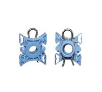 ELEKMPMGTD Moteur lève-vitre Guide Lève-vitre Électrique Porte Clip Retenue Slider Pour Volvo 850 S70 2000 93246015715 3509416 4493433 83343433(B-lue 4PCS)