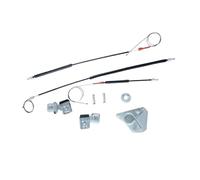 ELEKMPMGTD Moteur lève-vitre Kit Réparation Lève-vitre Avant Gauche Porte Droite 6Q3837461 6Q3837462 Pour VW Pour POLO 9N Berline 3 PORTES(AVANT DROIT)
