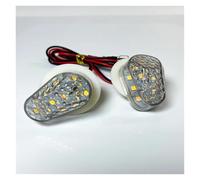 ELEKMPMGTD Pour YZF R1 R6 R6S R3 R6S FZ1 FZ6 Pour Fazer Moto Clignotants Indicateur Photoflash Lumières Ampoule(Coque transparente légère)