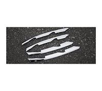 ELEKNZBZTG Feu stop Aile Arrière De Voiture Pour A4 B9 2017 Becquet Style Phares Antibrouillard Couverture Grille Lattes Autocollants Bandes Décoratives Automobiles(2)