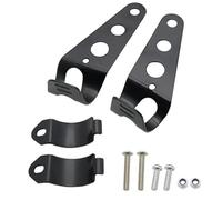 ELEKNZBZTG Grille de phare de moto Phare De Moto 7 Pouces Rétro, Base De Phare Modifiée, Pièces De Phare LED, Coque De Boîtier Rond, Couvercle De Montage(Bracket only)