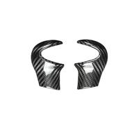 ELEKNZBZTG Pommeau de levier de vitesse Fibre de carbone pour Mini pour Cooper R55 R56 R57 R58 R59 R60 R61, accessoires, garniture intérieure, autocollant pour couvercle de levier de vitesse