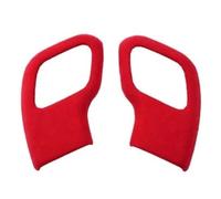 ELEKNZBZTG Pommeau de levier de vitesse Housse de protection en cuir anti-poils pour pommeau de levier de vitesse pour Ford SVT pour Raptor pour F150 2015 2016 2017 2018 2019 2020(Red)