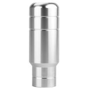 ELEKNZBZTG Pommeau de levier de vitesse Pommeau de levier de vitesse en aluminium de 9 cm, levier de vitesse, boule de handball pour transmission manuelle de voiture(90mm Silver)