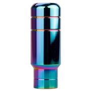 ELEKNZBZTG Pommeau de levier de vitesse Pommeau de levier de vitesse en aluminium de 9 cm, levier de vitesse, boule de handball pour transmission manuelle de voiture(90mm Neo Chrome)