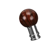 ELEKNZBZTG Pommeau de levier de vitesse Pommeau levier vitesse en bois d'acajou, accessoires d'intérieur voiture, transmission manuelle/automatique, levier de vitesse automatique universel(1)