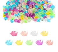 Elektheim 50 Pcs Mini Dauphins en Résine Figurines Animaux pour Décoration de Noël, Aquarium, DIY Pot, Micro Paysage