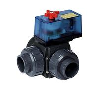 ELEKTR. Robinet 3 voies Boule d = 50 mm avec moteur de réglage E0510 électrique solaire, 230 V