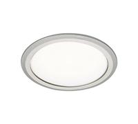 Elektra Spot LED encastrable rond 230 V à intensité variable Blanc neutre 4000 K avec 173 lumens Diamètre 62 mm Argenté