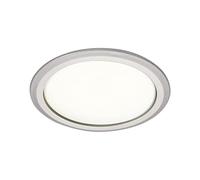 Elektra Spot LED encastrable rond 230 V à intensité variable Blanc neutre 4000 K avec 173 lumens Diamètre 82 mm Argenté