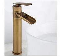 ElektraH Robinet Salle de Bain Rétro Mitigeur Lavabo Cascade pour avec une Hauteur de Bec de 190 MM Mitigeur de Lavabo à Un Trou