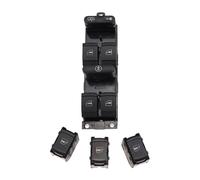 Elektrische raamschakelaars auto's Pour PASSAT B5 .5 1998-2004, Commutateur De Commande Principal Panneau Fenêtre 1J49598 Électriques Bouton Lève-vitre(Single Control 1)