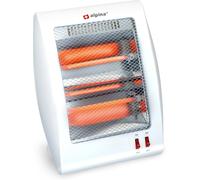 Elektrischer Herd - Strahlofen - 2 Zähne 400 Et 800 Watt - Kippschutz, White-417[Z88]