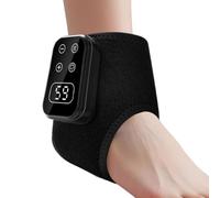 Elektrischer Knöchelwärmer | Verstellbares, beheiztes Massagegerät | Tragbare therapeutische Fußbandage | Für Büro, Schlafzimmer, Krankenhaus, Auto, Outdoor, ältere Erwachsene, Erholung nach Sportverl