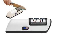 Elektrischer Messerschärfer - 3-stufiger Scherenschleifer | Automatisches, über USB wiederaufladbares Schneidwerkzeug für Sägen, Rollen, Scheren, Rasierer, Küche, Arbeit, Garten, Zuhause, Erwachsene,