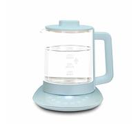 Elektrisk vattenkokare, Bouilloire multifonction en verre à épaississement automatique, théière bouillante électrique, isolation 12H, verre à haute teneur en borosilicate A, 1,5 l