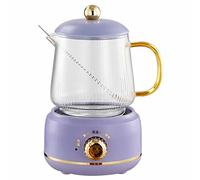 Elektrisk vattenkokare, Théière électrique multifonction en verre à épaississement automatique, cuisson à faible bruit, 360 W B, 600 ml (couleur : C, taille : 600 ml)(B,0.6 Litres)