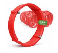 Elektro Butler Bague d'équilibrage de plâtre 60 mm - Bague de compensation pour boîtes encastrées et boîtes à paroi creuse - Anneau en plastique pour boîtes d'appareils (25 x bague d'équilibrage de