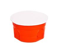 Elektro-plast 5901752632103 Boîte encastrée avec couvercle Rouge 80 mm PO-80 0283-00/50 pièces