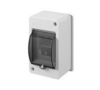 ELEKTRO-PLAST Boîte de distribution en saillie - 1 rangée - 3 modules IP30 - Gris clair