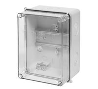 ELEKTRO-PLAST Boîtier de distribution encastré IP55 - 158 x 118 x 97 mm - Transparent - TH35