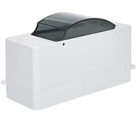 ELEKTRO-PLAST Petit distributeur en saillie Boîte à fusibles 1 rangée 2 modules IP30 Gris clair (l x H x P) : 53 x 141 x 83 mm